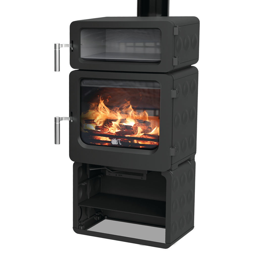 5kW Wood Burning Stove — PumpkinPie Baked Pumpkin Stack Multi-Fuel Log Burner