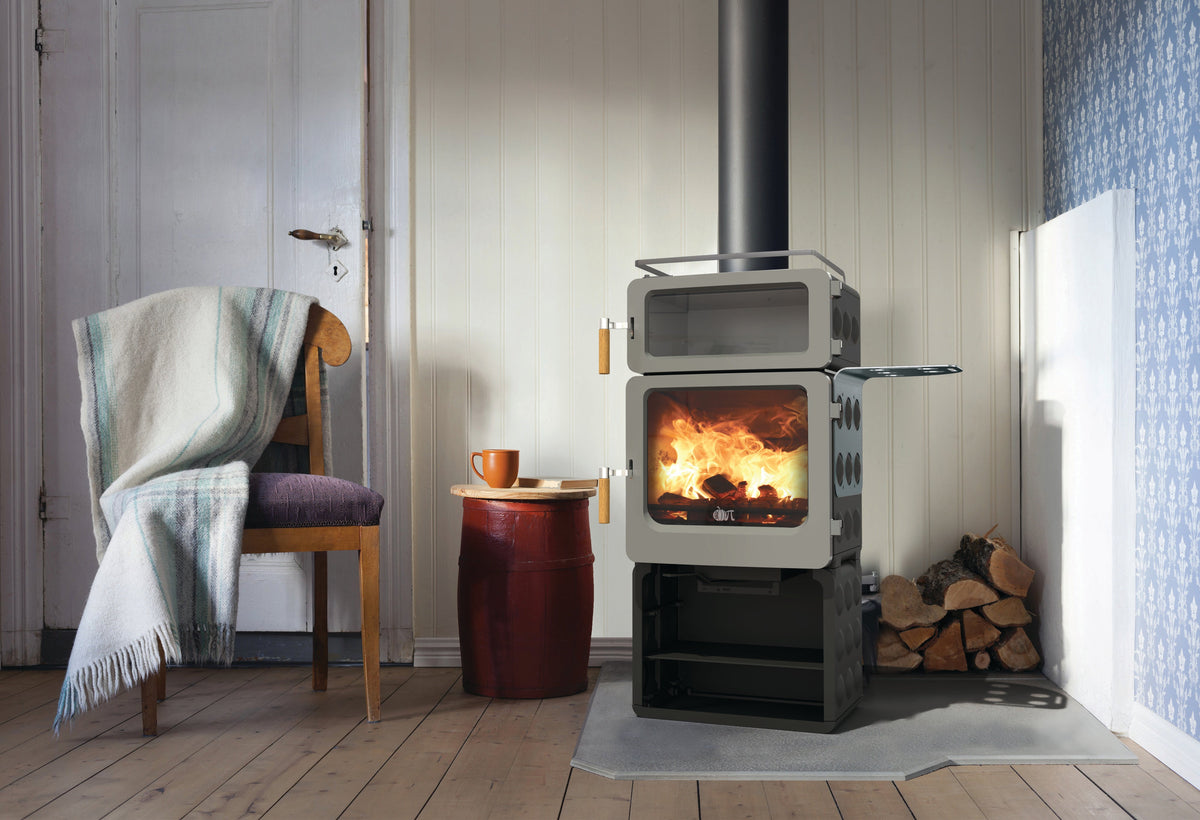 5kW Wood Burning Stove — PumpkinPie Baked Pumpkin Stack Multi-Fuel Log Burner