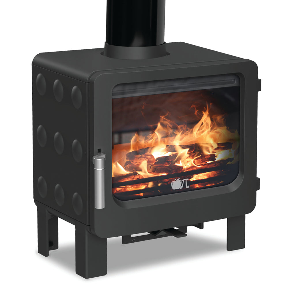 5kW Wood Burning Stove — PumpkinPie Pumpkin Core Multi-Fuel Log Burner, DEFRA Exempt