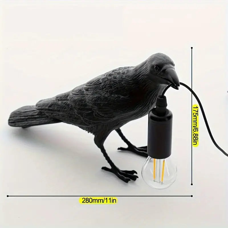 Raven Bird Lamp