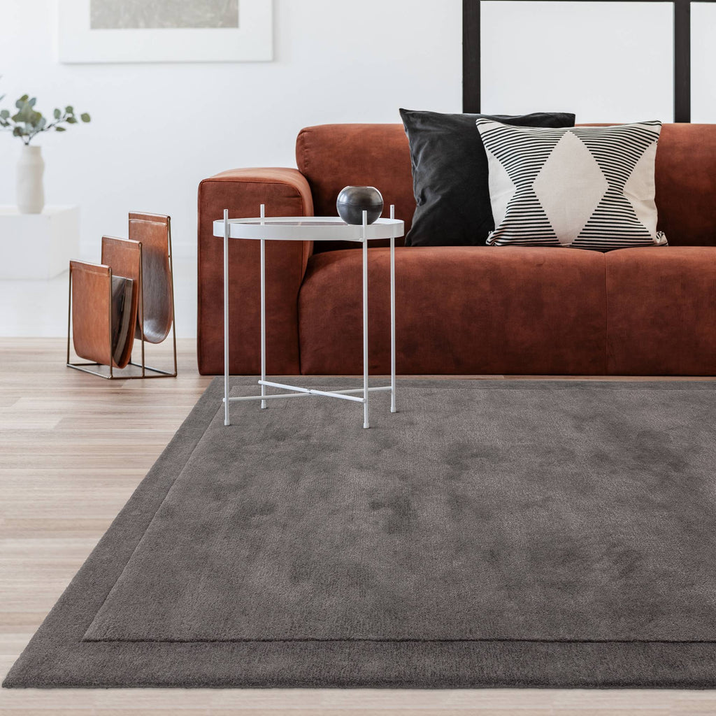 Rise Rug styled in a living room