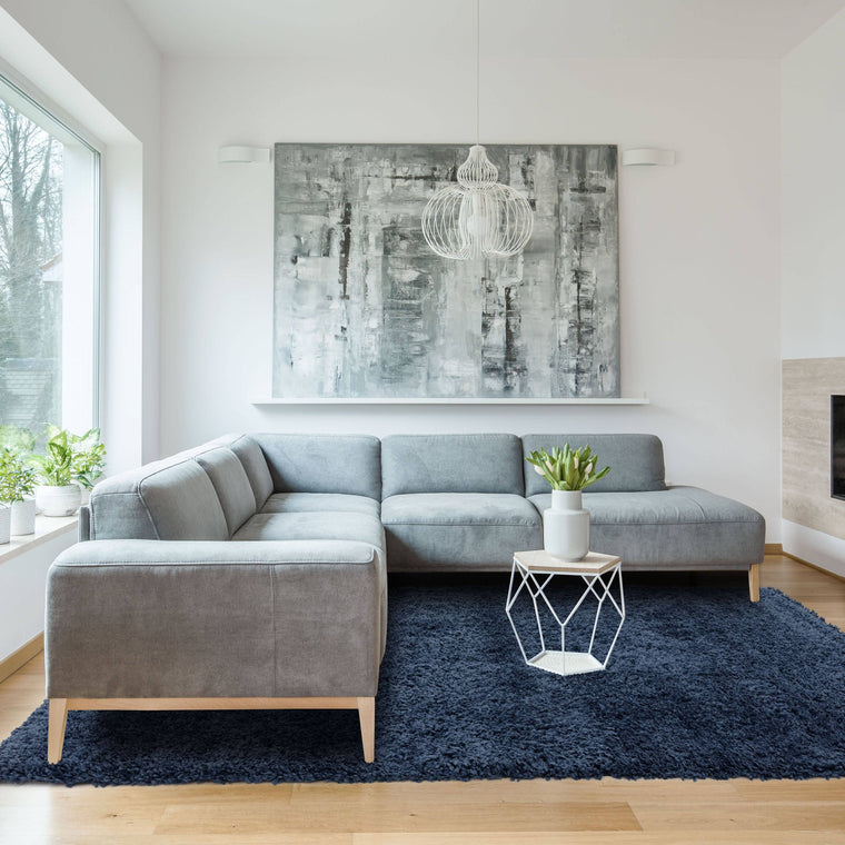 A deep shaggy pile — Shaggy Polypropylene Living Room Rug — Ritchie