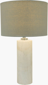 Roland 26" Marble Table Lamp, Natural White