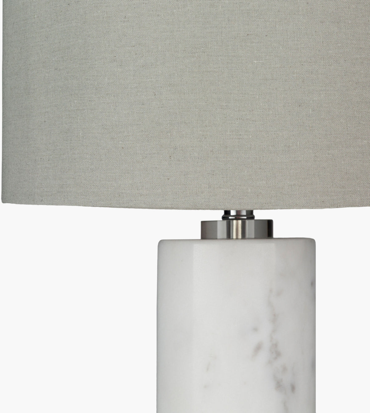 Roland 26" Marble Table Lamp, Natural White