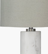Roland 26" Marble Table Lamp, Natural White