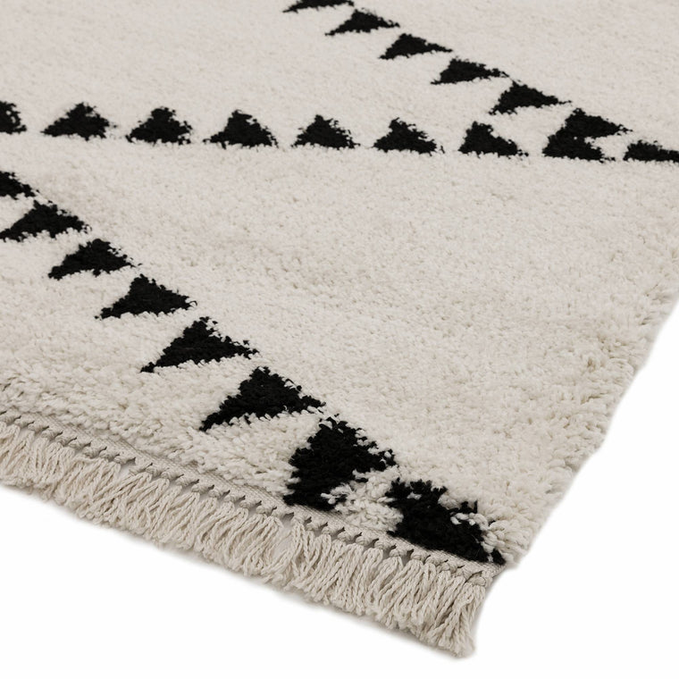 Machine woven in Belgium — Shaggy Berber Polypropylene Living Room Rug — Boho, Rocco