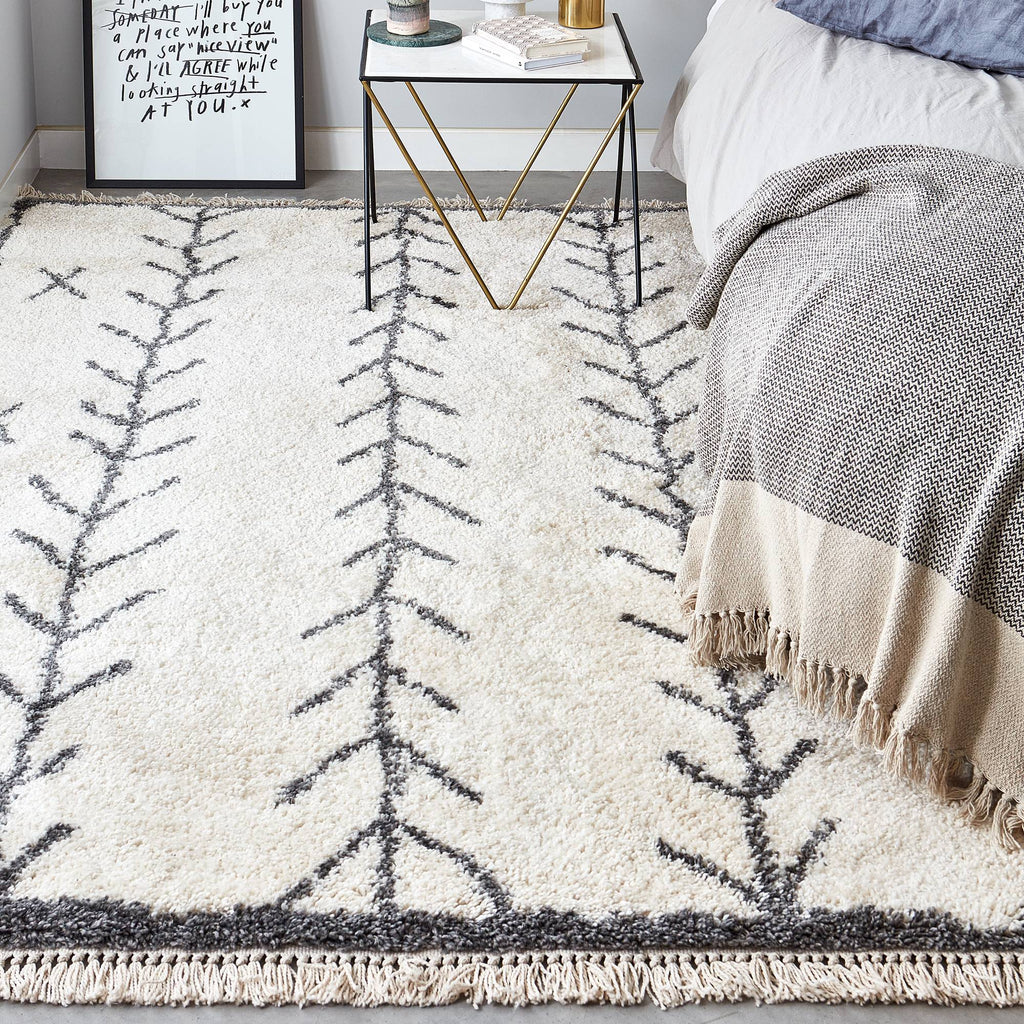 Rocco Rug styled in a living room