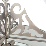 Roxy Steel Pendant Light, Brushed Metallic Pewter