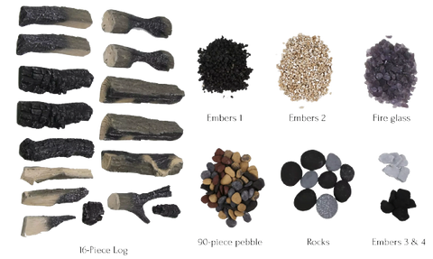 Amantii Split Log 16-piece deluxe media kit