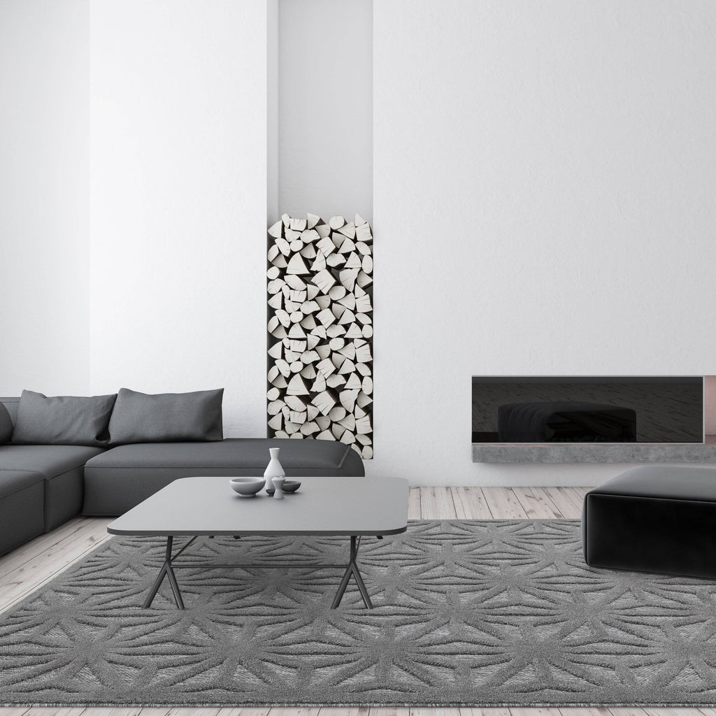 Salta Rug styled in a living room