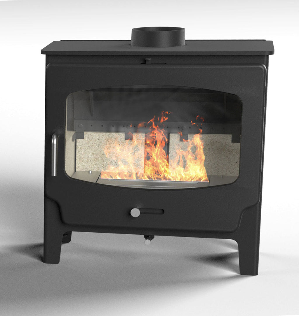 5kW Wood Burning Stove — Saltfire ST-X Wide Log Burner