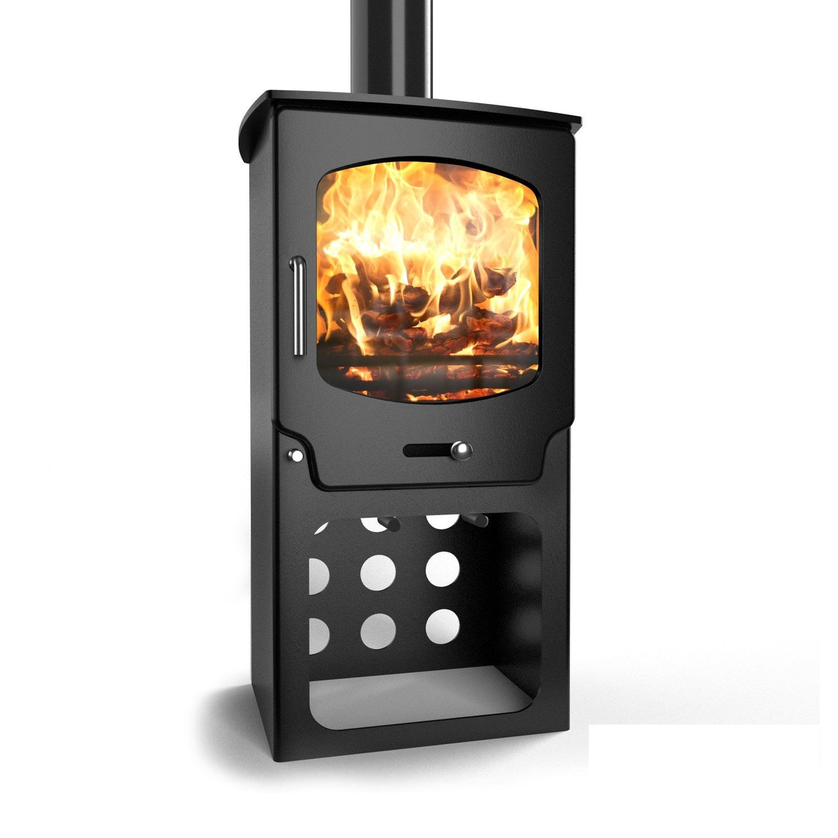 5kW Wood Burning Stove — Saltfire ST-X5 Log Burner