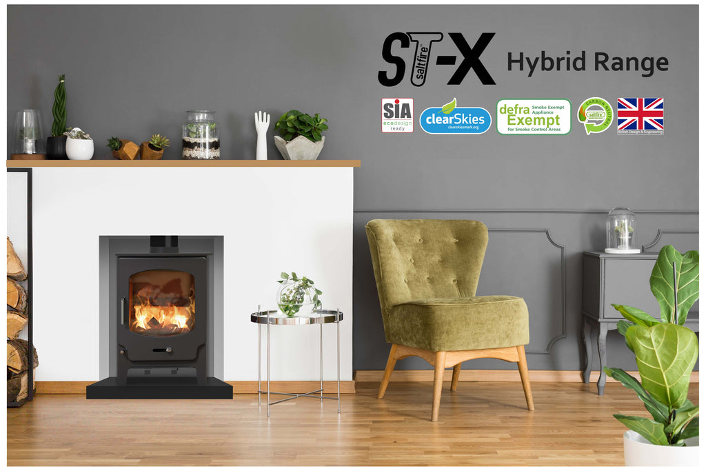 5kW Wood Burning Stove — Saltfire ST-X5 Log Burner