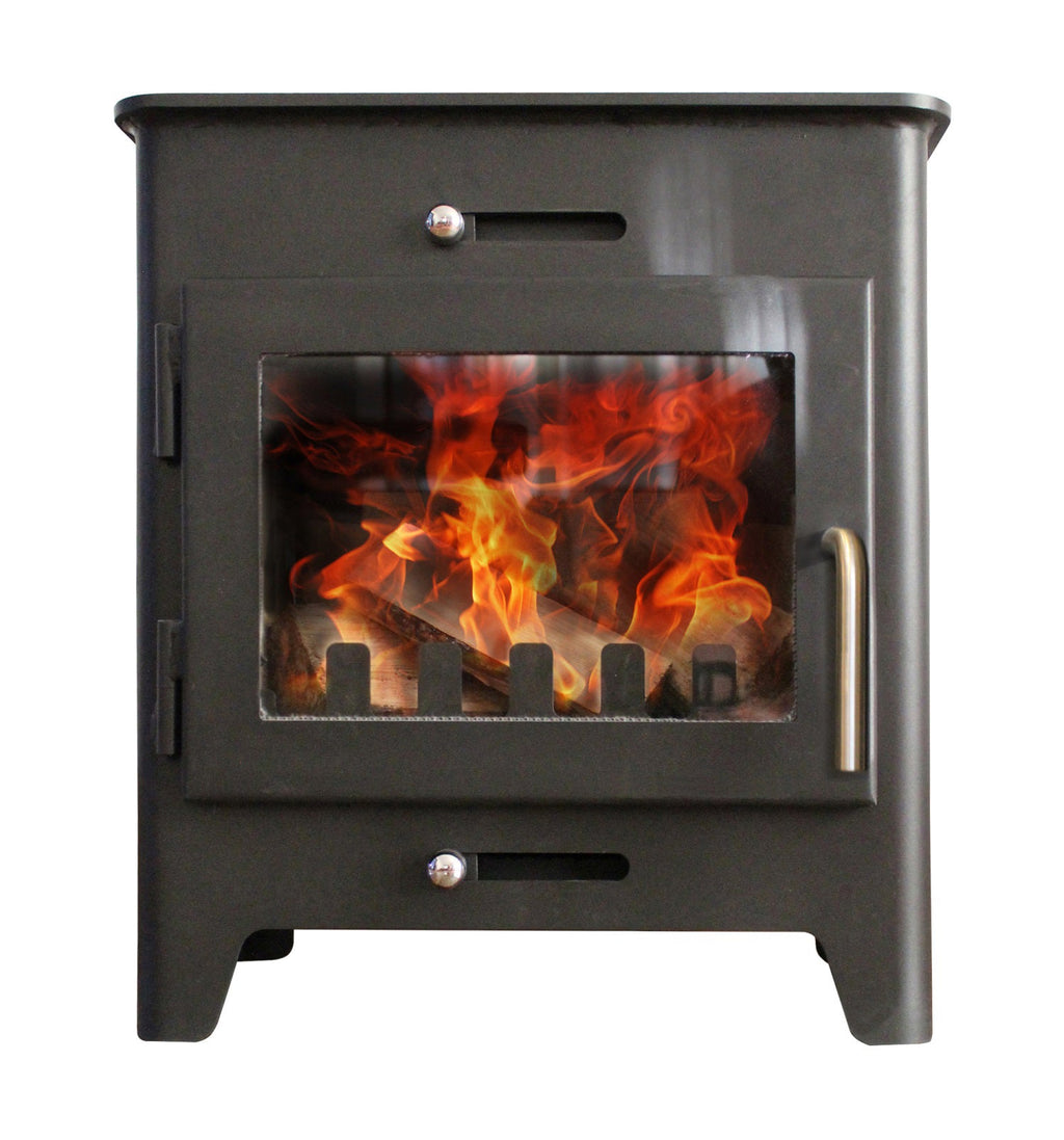 5kW Wood Burning Stove — Saltfire ST1 Log Burner, DEFRA Exempt