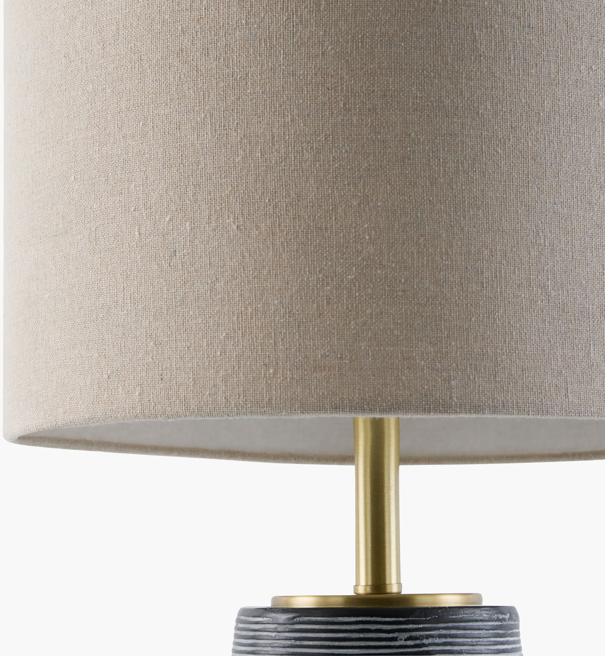 Sambuco 38" Cement Floor Lamp, Painted Cream