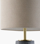Sambuco 38" Cement Floor Lamp, Painted Cream