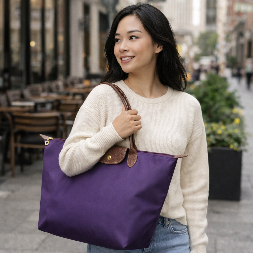 Shoulder Bag With Spacious Compartment