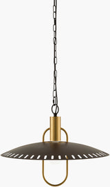 Seget Iron Pendant Light, Painted Black