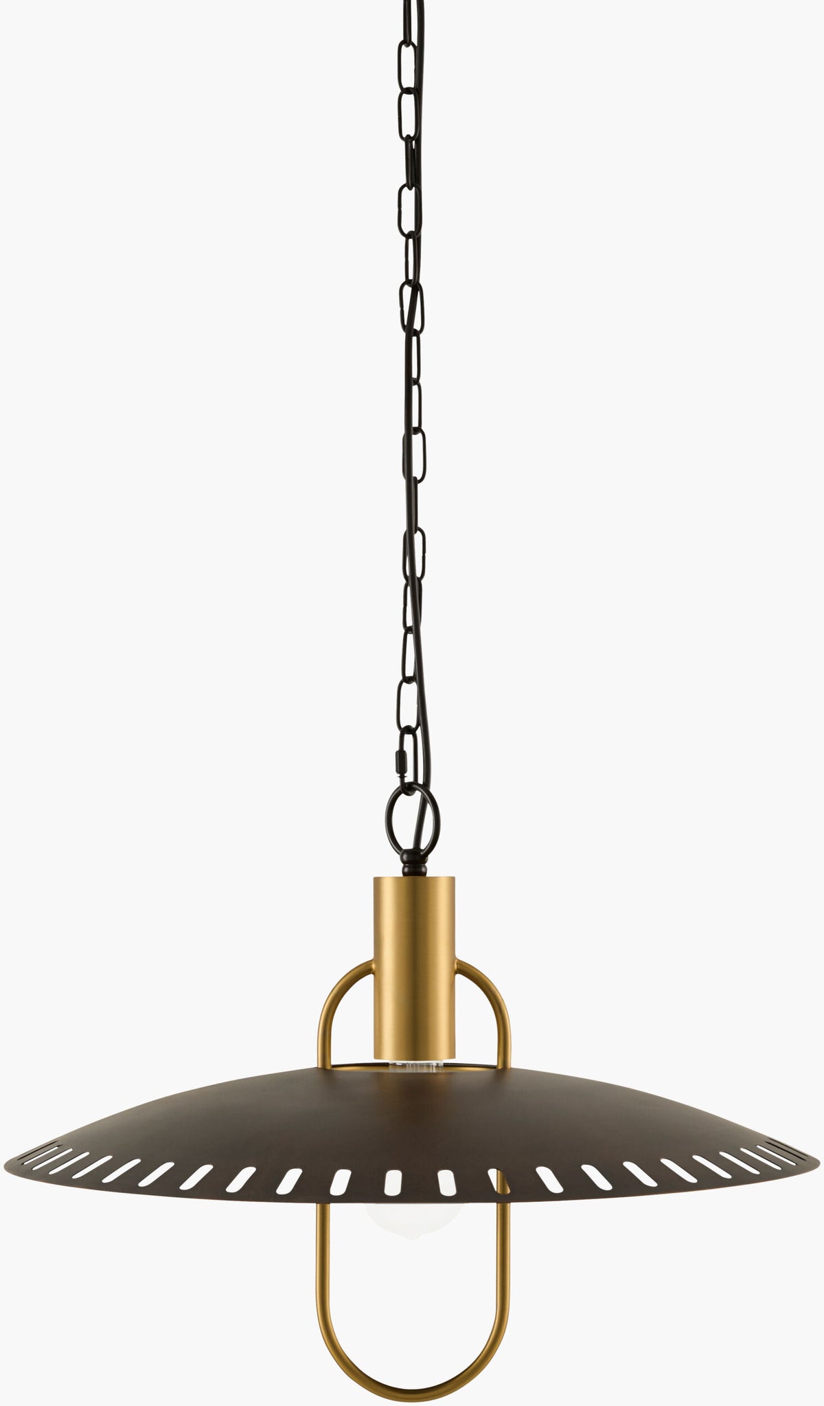 Seget Iron Pendant Light, Painted Black