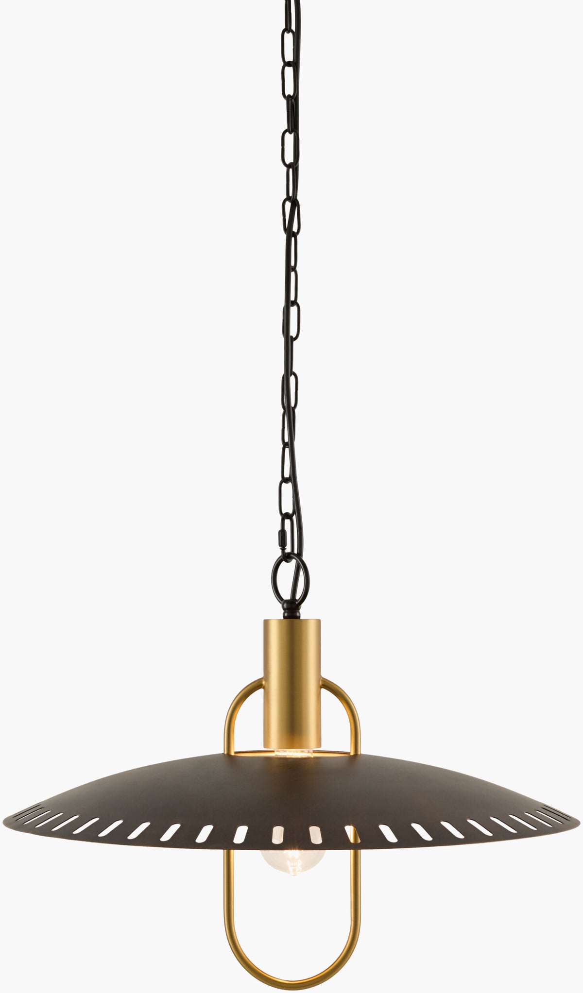 Seget Iron Pendant Light, Painted Black