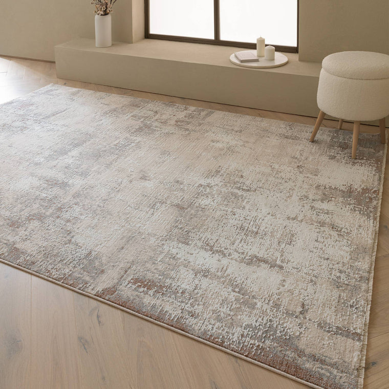 A soft cut pile — Abstract Polyester Living Room Rug — Seville