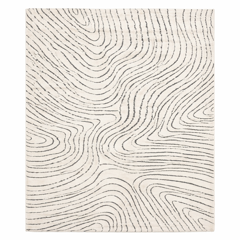 Decorative Rug With Contrasting Design