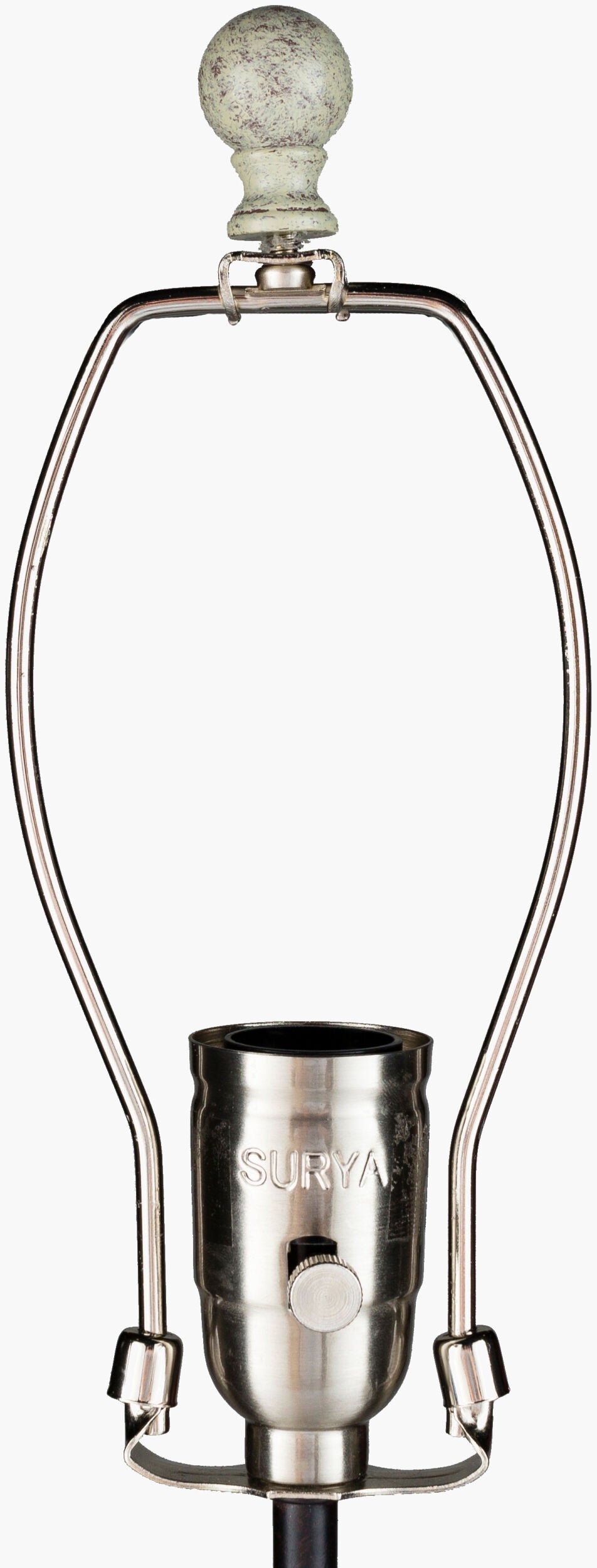 Seagull 31" Resin Table Lamp, Hand Painted Black