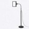 LED Floor Lamp With Magnifying Lens For Reading
