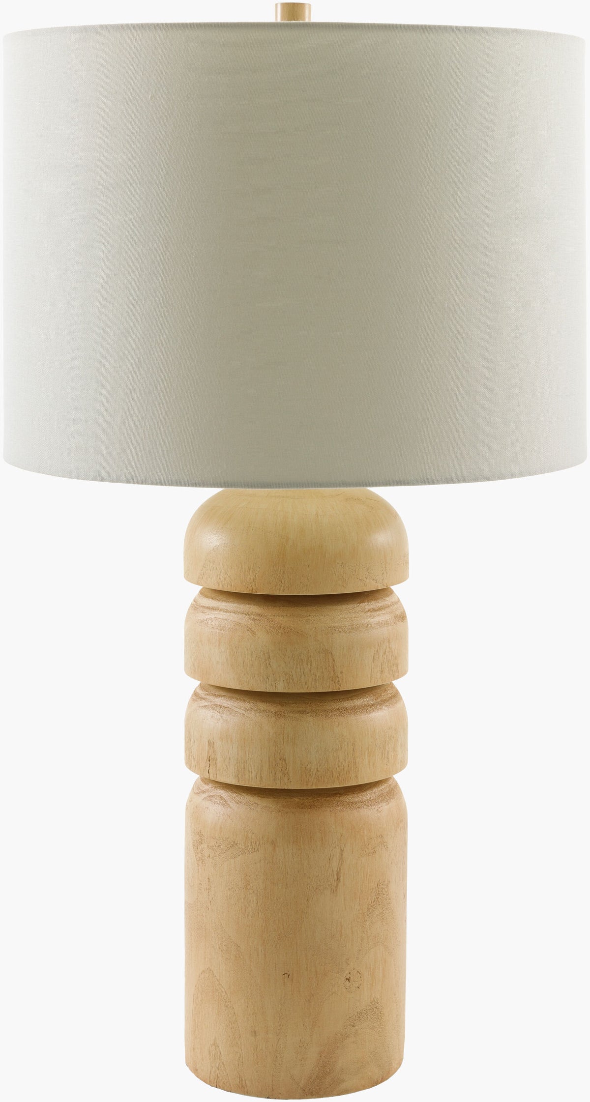 Simeon 28" Resin Table Lamp, Painted Wood