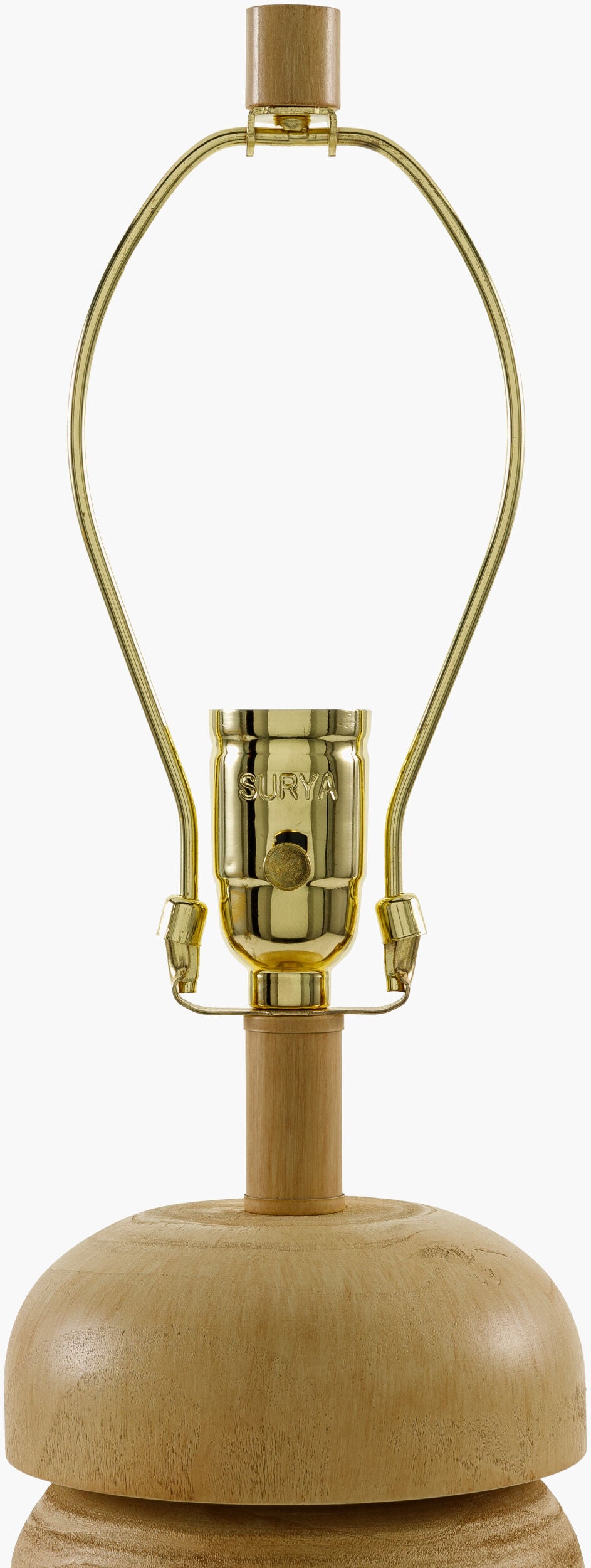 Simeon 28" Resin Table Lamp, Painted Wood