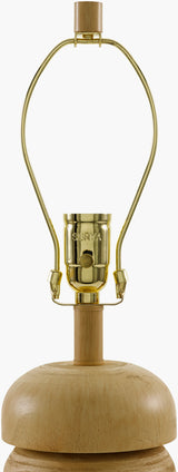 Simeon 28" Resin Table Lamp, Painted Wood
