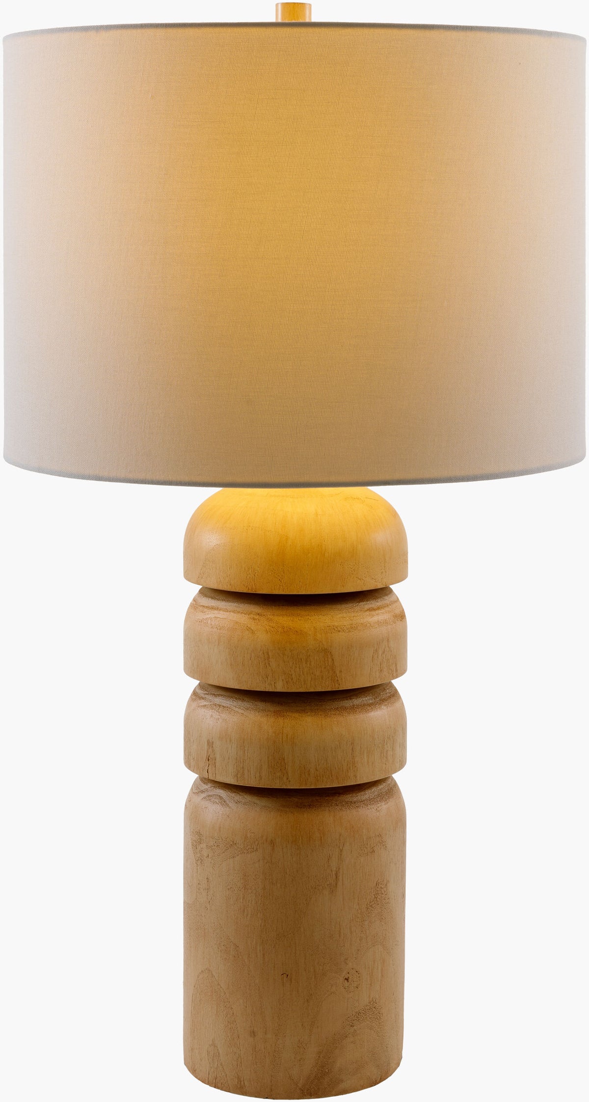 Simeon 28" Resin Table Lamp, Painted Wood