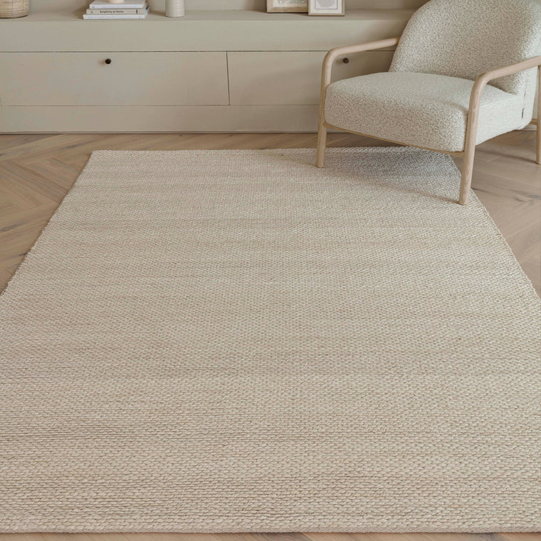 Hand woven in India — Jute Living Room Rug — Loop Pile, Hand Woven, Simplicity