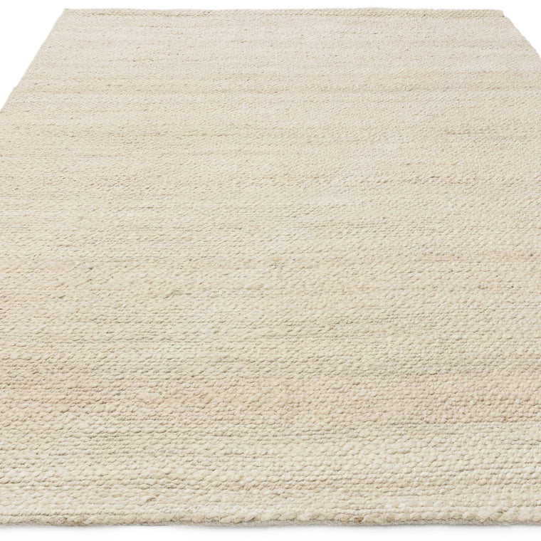 Natural jute fibre — Jute Living Room Rug — Loop Pile, Hand Woven, Simplicity