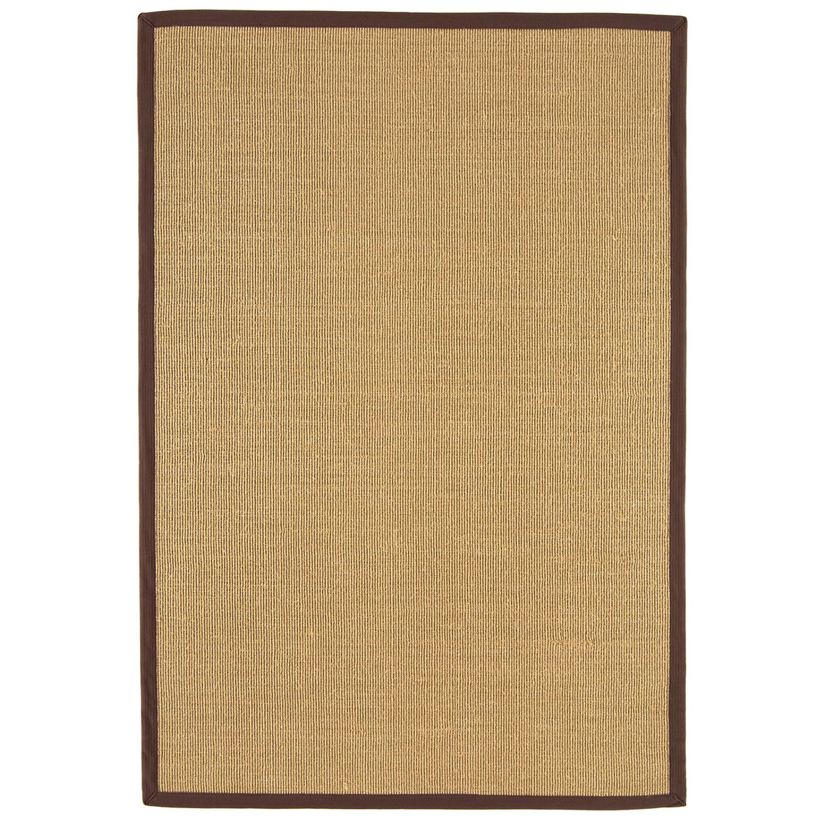 Sisal Rug - Linen/Chocolate