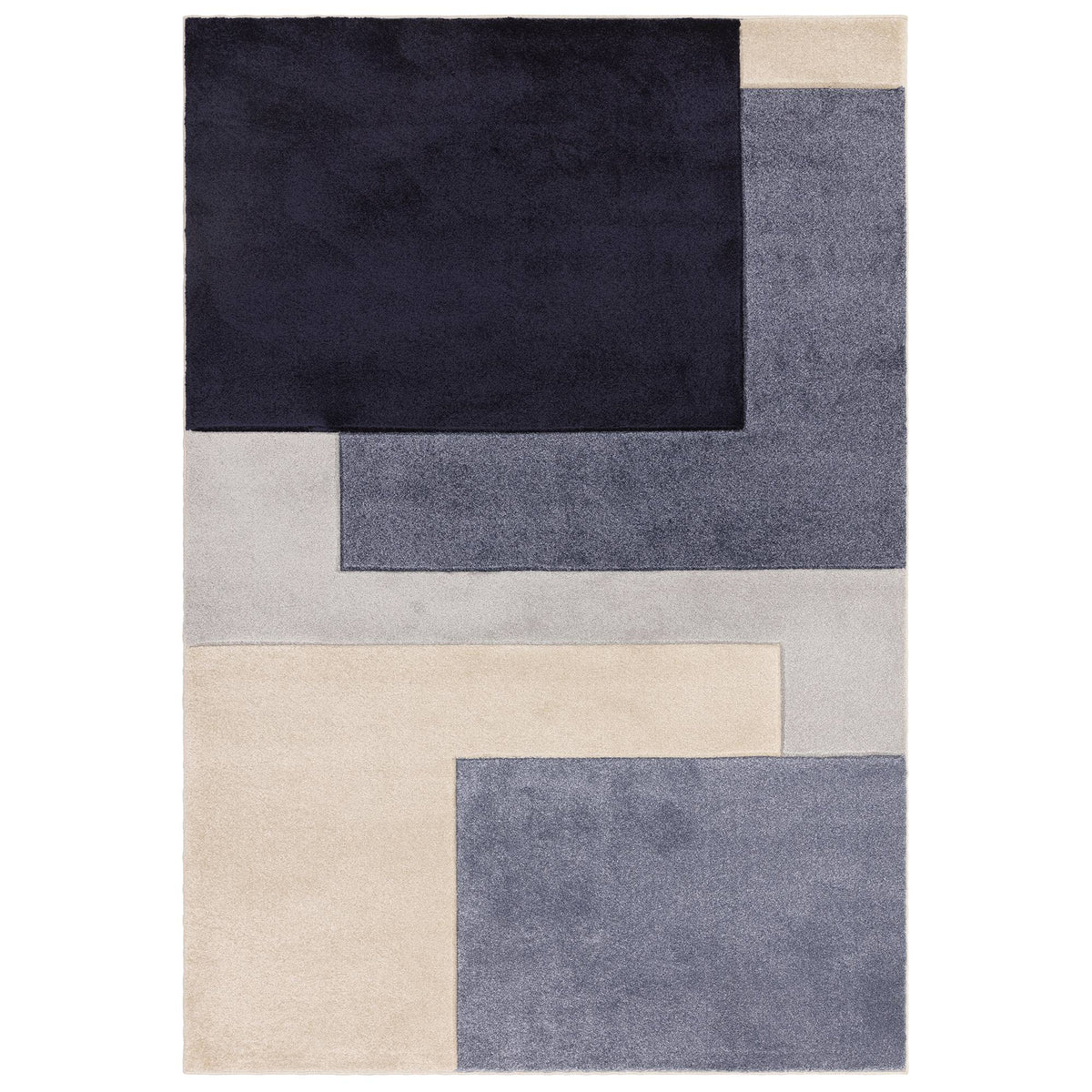 Sketch Rug - SK13 Blocks Blue