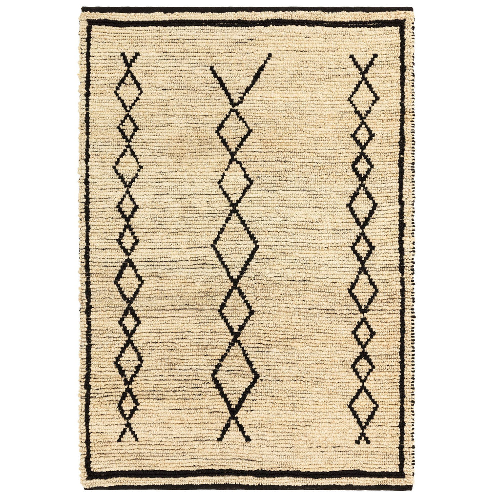 Souk Rug - Bleach & Black