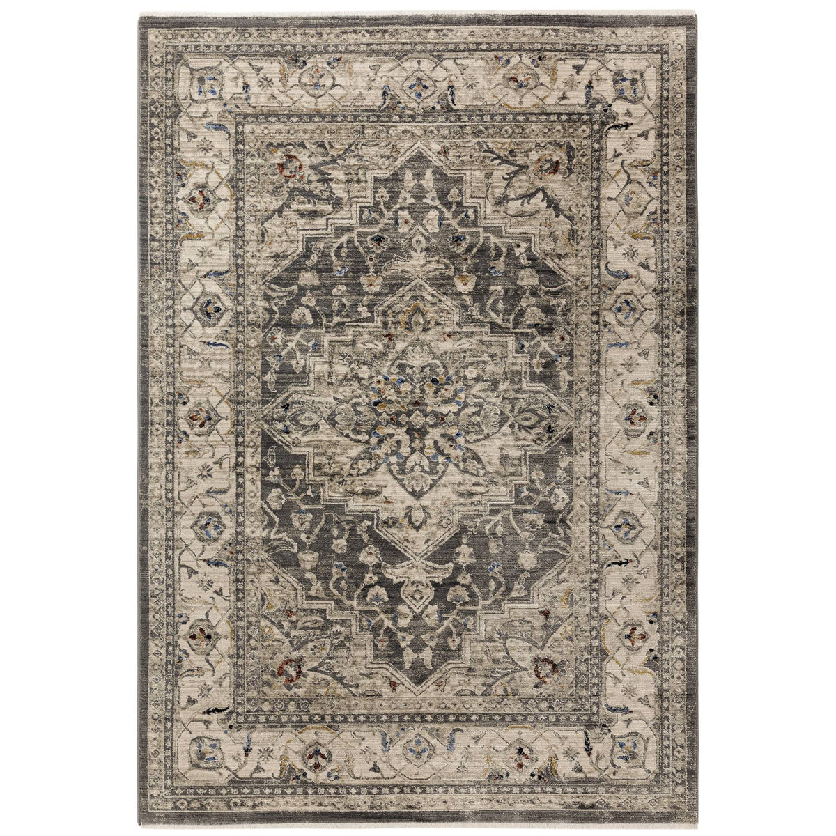 Sovereign Rug - Charcoal Medallion