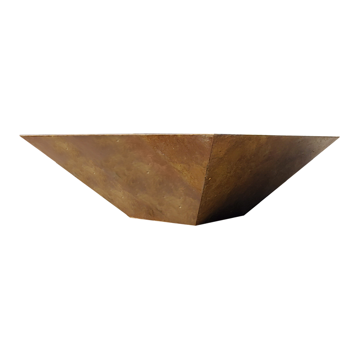 Fire by Design Spartan Square Flared Concrete Gas Fire & Water Bowl
