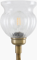 Sergio 68" Iron Floor Lamp, Painted Gold