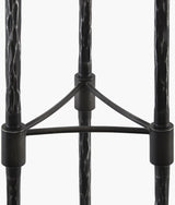 Sergio 68" Iron Floor Lamp, Painted Silver Gray