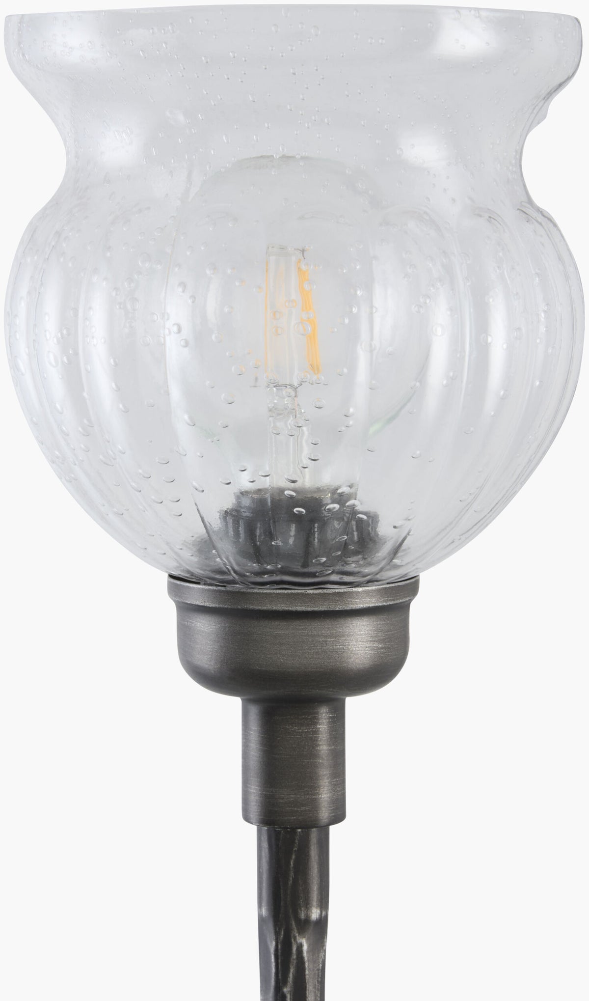 Sergio 68" Iron Floor Lamp, Painted Silver Gray