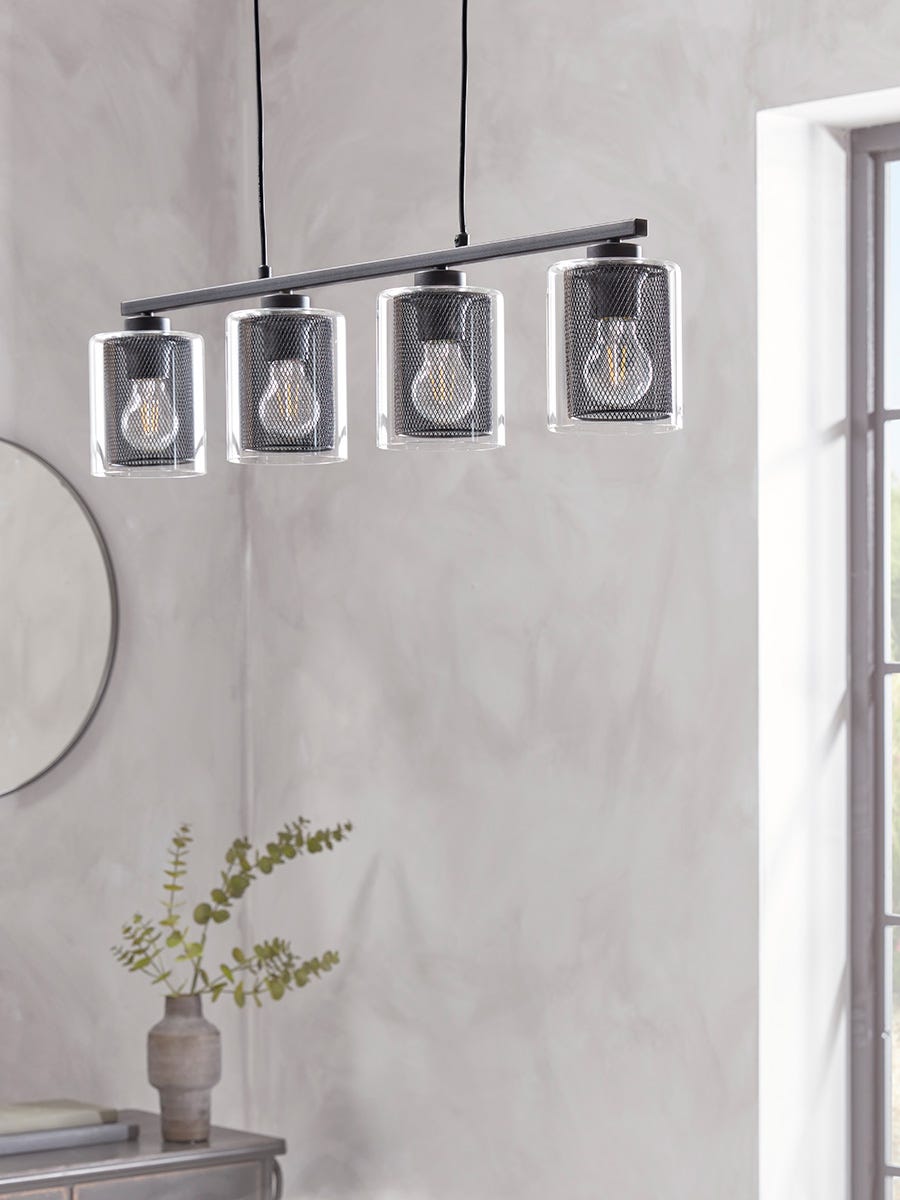 Four Mesh Pendant Lamps