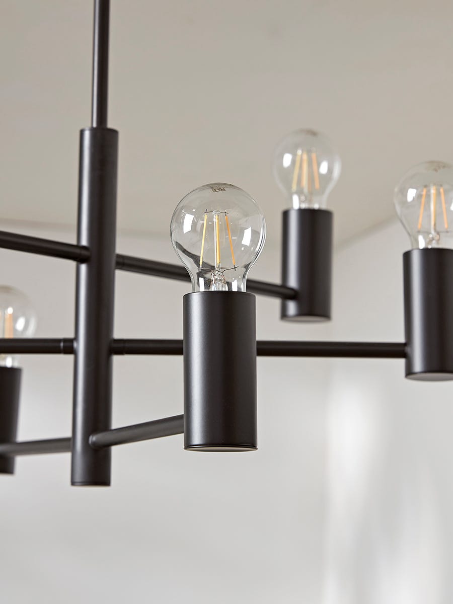 Six-Arm Metal Pendant Lamp