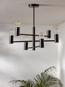 Six-Arm Metal Pendant Lamp