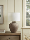 Aged Ceramic Table Lamp