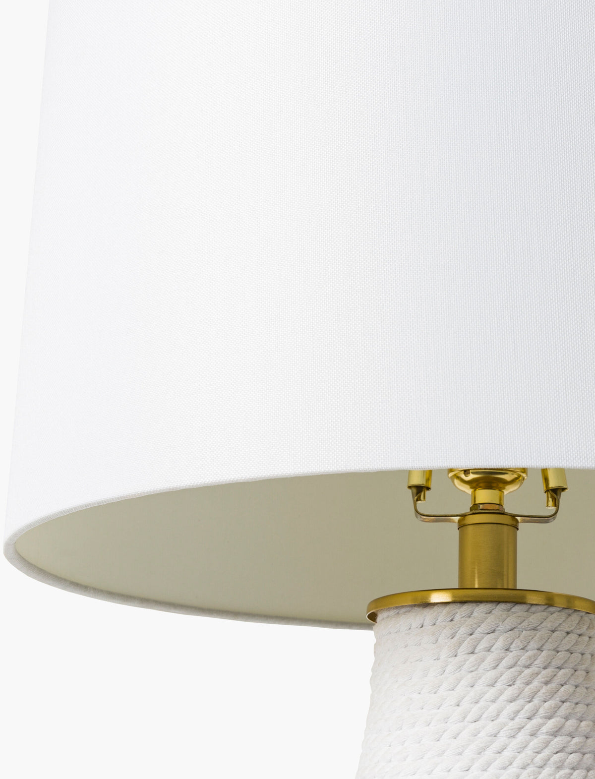Steve 28" fabric Table Lamp, Textured White