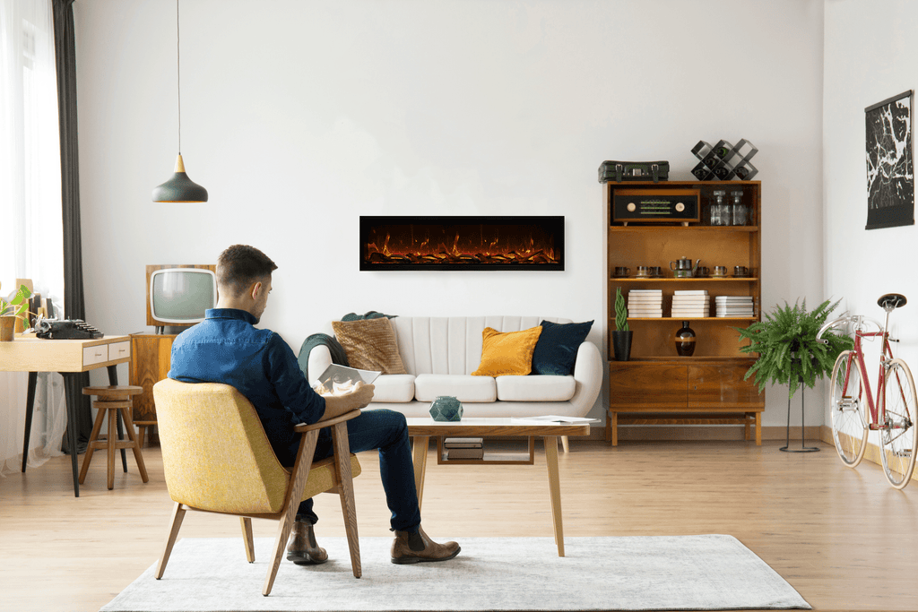 Amantii Symmetry XT Bespoke 100" Electric Fireplace