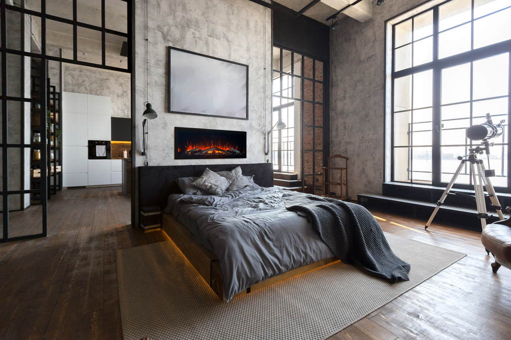 Amantii Symmetry XT Bespoke 100" Electric Fireplace — view 4