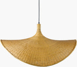 Taiga Rattan Pendant Light, Natural Black